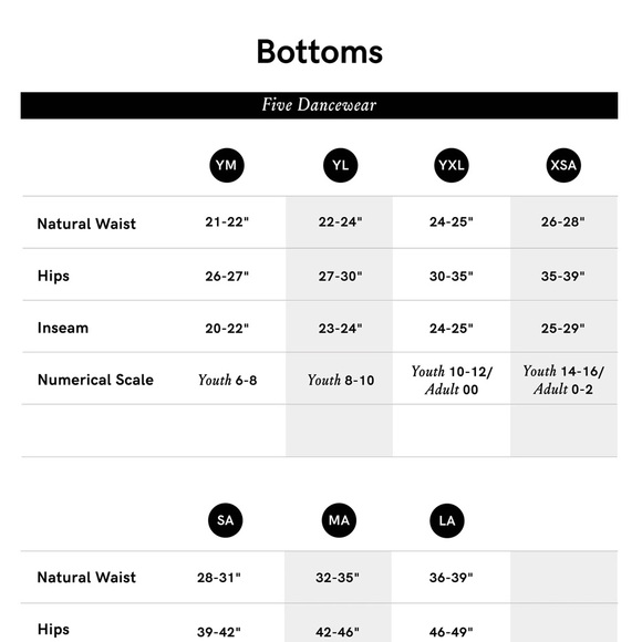 Five Dancewear AXS Black High Tied Athletic shorts - Picture 5 of 6